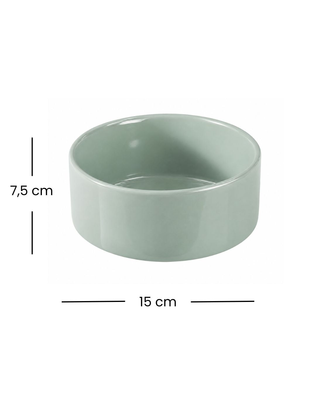 Cuenco Classic Medium Jade | Perros pequeños y medianos