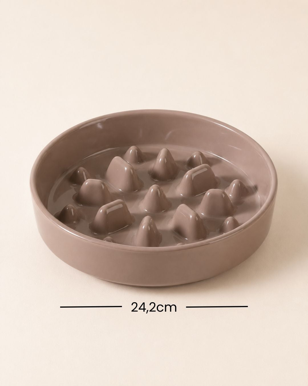 Cuenco Slow Feed Large Mocha | Perros grandes
