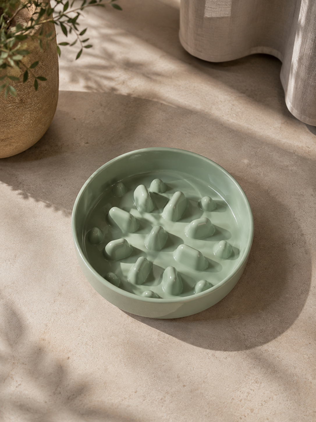 Cuenco Slow Feed Large Jade | Perros grandes
